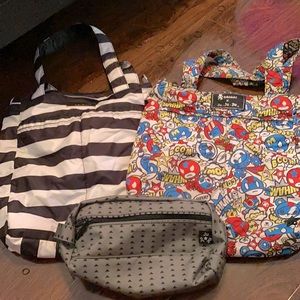 2 Ju-Ju-Be be lights, pouch bundle